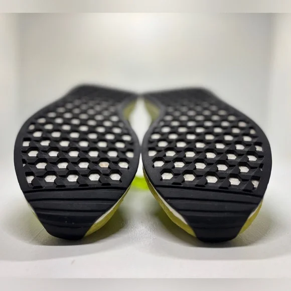 Adidas Iniki Runner Boost Neon Yellow Olive Black Sneakers Men’s 9.5 BB2094 - Picture 9 of 12